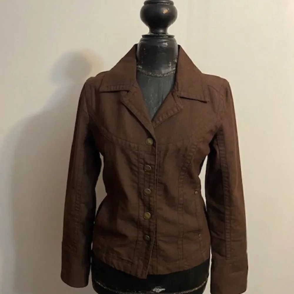 Live A Little Brown blazer, size M